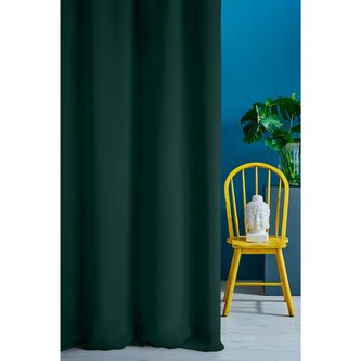Dekorační závěs s řasící páskou zatemňující PREMIUM BLACKOUT 19 140x250 cm smaragdová (cena za 1 kus) MyBestHome