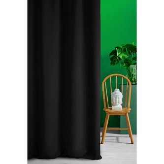 Dekorační závěs s řasící páskou zatemňující PREMIUM BLACKOUT 14 140x250 cm černá (cena za 1 kus) MyBestHome