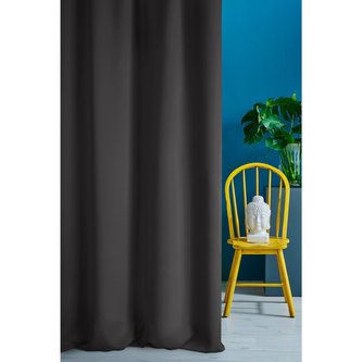 Dekorační závěs s řasící páskou zatemňující PREMIUM BLACKOUT 06 140x250 cm antracit (cena za 1 kus) MyBestHome