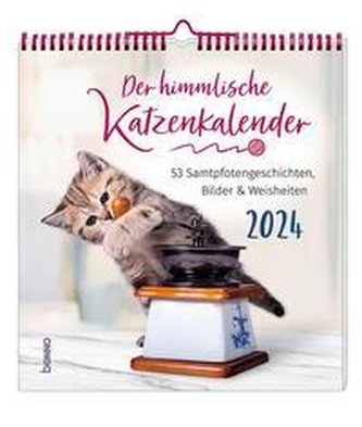 Der himmlische Katzenkalender 2024