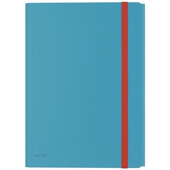 Spisové desky "Cosy", matně modrá, A4, PP, s gumičkou, LEITZ