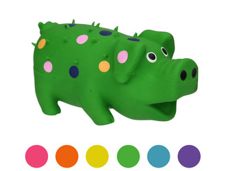 Hračka Multipet chrochtající prase latex 23 cm 1 ks