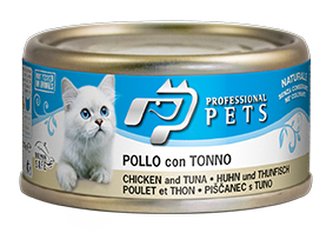 Professional Pets Naturale Cat konzerva kuře, tuňák 70g