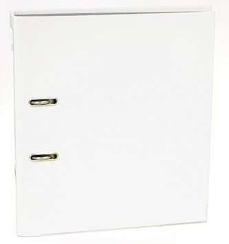 Pákový pořadač "Rainbow", bílý, 75 mm, A4, PP/karton, DONAU