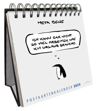 meta bene Postkartenkalender 2024