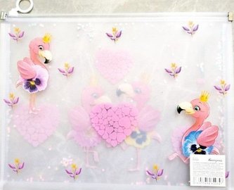 Teczka A4+ z plastikowym suwakiem Flamingi P0122 Teczka A4+ z plastikowym suwakiem Flamingi P0122