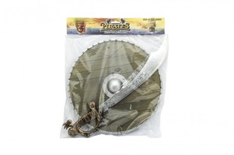 Meč a štít plast 40cm v sáčku
