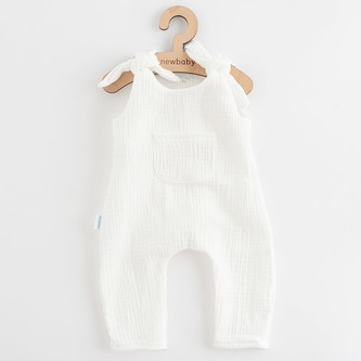 Kojenecké mušelínové lacláčky New Baby Soft dress béžová - velikost 86 (12-18m)