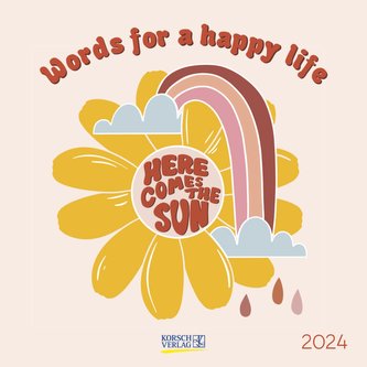 Words for a happy life 2024