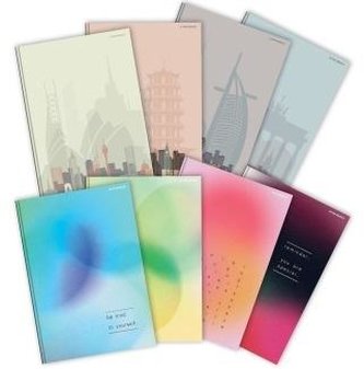 Zeszyt A5/96K kratka City/Gradient (5szt) TOP2000