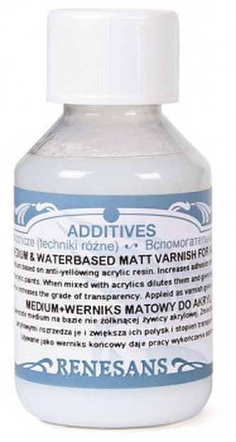 Medium a matný lak pro akryl Renesans 1000ml