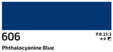 Akrylová barva Rosa 60ml – 606 phthalocyanine blue