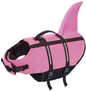 Nobby plovací vesta pro psa Žralok růžová M-35cm