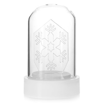 Dekorační LED světýlko s motivem Vločky 5,5x9 cm