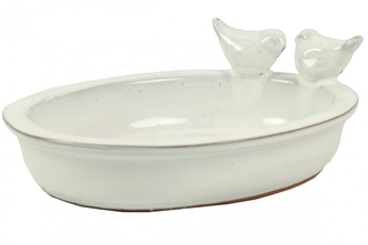 Keramické pítko pro ptáčky Momo 10,5x30x23 cm