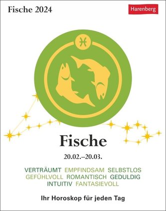 Fische Sternzeichenkalender 2024