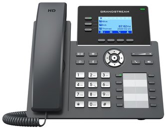 Grandstream GRP2604P/ VoIP telefon/ 2,48" podsvícený grafický display/ 6x SIP/ 2x LAN/ PoE/ GDMS Grandstream GRP2604P/ VoIP telefon/ 2,48" podsvícený grafický display/ 6x SIP/ 2x LAN/ PoE/ GDMS
