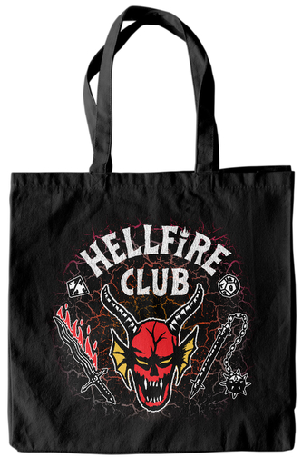 Shopping taška na rameno Netflix|Stranger Things: Hellfire Club (37 x 39 cm)
