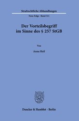 Der Vorteilsbegriff im Sinne des § 257 StGB.