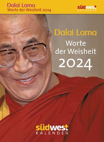 Dalai Lama - Worte der Weisheit 2024  - Tagesabreißkalender zum Aufstellen oder Aufhängen