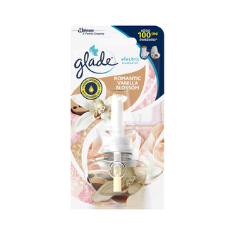 Glade Electric Scented Oil Romantic Vanilla Blossom náhradní náplň do elektrického osvěžovače 20 ml