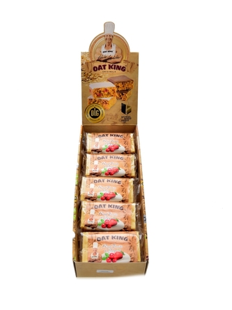 LSP nutrition - Oat King Energy bar 10 x 95 g flapjack - redberry yogurt