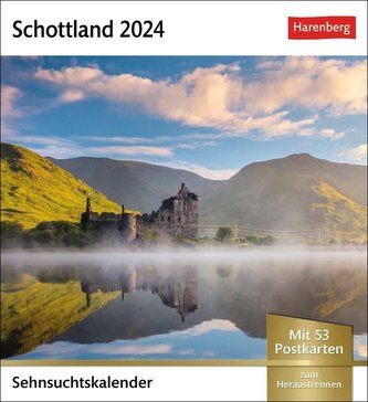 Schottland Sehnsuchtskalender 2024