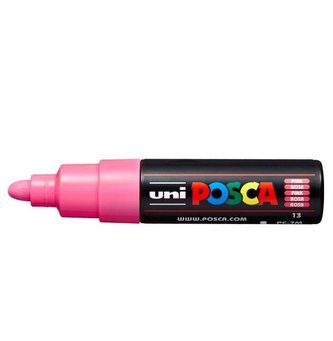 Akrylový popisovač "Posca PC-7M", růžová, 4,5-5,5 mm, UNI