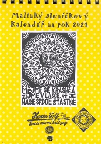 Malinký sluníčkový kalendář na rok 2024