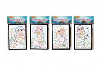 Škrabací mini obrázek překvapení 8.5x12cm