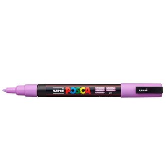 Akrylový popisovač "Posca PC-3M", levandulová, 0,9-1,3 mm, UNI