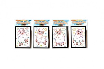Škrabací obrázek mini překvapení 8.5x12cm 1 ks, 4 různé barvy
