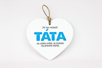 Keramické srdce Táta