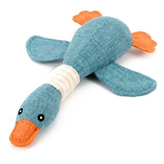 Reedog Plush Duck XXL, šustící plyšová hračka s pískátkem, 50 cm-světle modrá