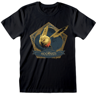 Pánské tričko Harry Potter|Hogwarts Legacy: Snitch Bird (L) černá bavlna Pánské tričko Harry Potter|Hogwarts Legacy: Snitch Bird (L) černá bavlna