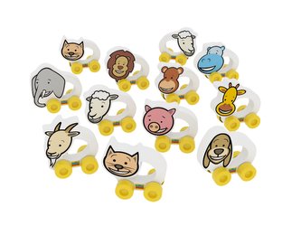 FOAMINIS Zvířátka autíčka 12