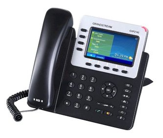 Telefon Grandstream GXP-2140 VoIP, barevný LCD, 4x SIP účty, 4x linky, 2x RJ45, POE, 5x prog. tl. Telefon Grandstream GXP-2140 VoIP, barevný LCD, 4x SIP účty, 4x linky, 2x RJ45, POE, 5x prog. tl.