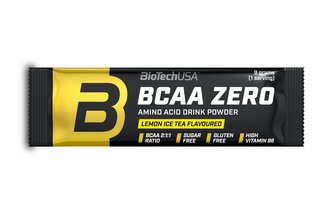 BioTech BCAA Zero 9 g lemon ice tea (citronový ledový čaj)