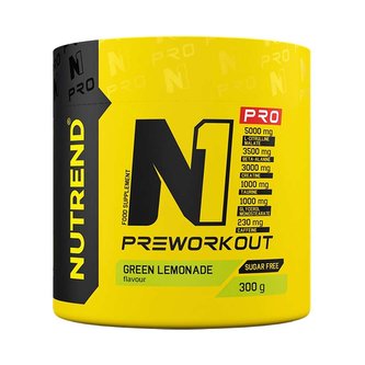 Nutrend N1 PRO Preworkout 300 g green lemonade (zelená limonáda)