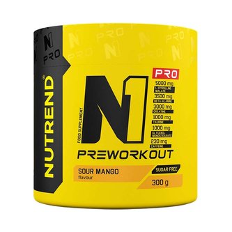 Nutrend N1 PRO Preworkout 300 g sour mango (kyselé mango)