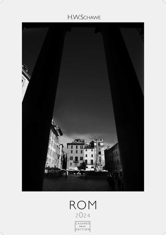 Rom schwarz-weiss 2024 L 59x42cm