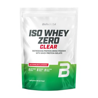 BioTech Iso Whey Zero Clear 1000 g watermelon (vodní meloun)
