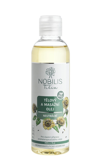 Tělový a masážní olej Neutrální: 200 ml