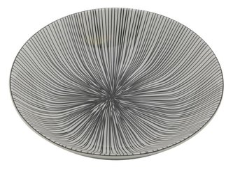 TALÍŘ POLÉVKOVÝ SEOUL LINE 21 CM, ČERNO-BÍLÁ