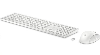 HP 650 Wireless Keyboard & Mouse- CZ/SK klávesnice a myš, bílá HP 650 Wireless Keyboard & Mouse- CZ/SK klávesnice a myš, bílá