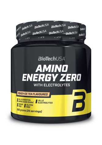 BioTech Amino Energy Zero 360 g peach ice tea (broskvový ledový čaj)