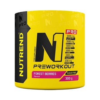 Nutrend N1 PRO Preworkout 300 g forest berries (lesní ovoce)