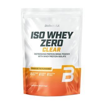 BioTech Iso Whey Zero Clear 1000 g peach ice tea (broskvový ledový čaj) BioTech Iso Whey Zero Clear 1000 g peach ice tea (broskvový ledový čaj)