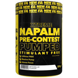 Fitness Authority Napalm Pre-Contest Pumped Stimulant Free 350 g dragon fruit