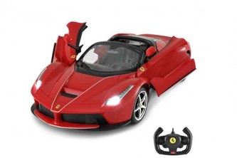Auto RC Ferrari LaFerrari Aperta plast 34cm na baterie v krabici 44x18x25,5cm